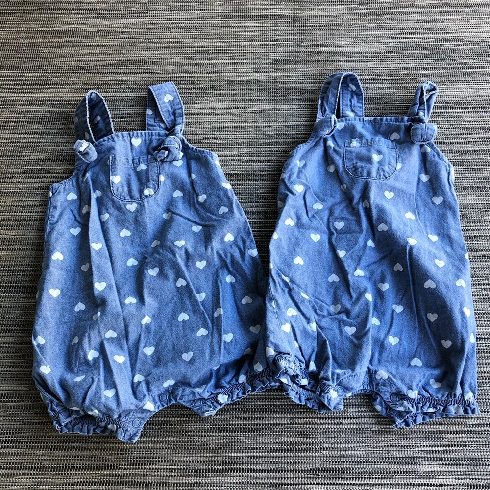 Carters Chambray Jumpers